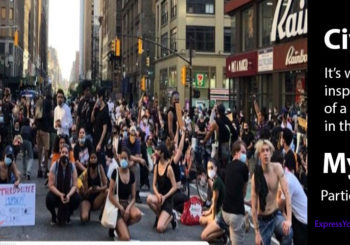 Black Lives Matter Protests 2020 | NYC Protesters Kneel In Solidarity: Civic Inspired