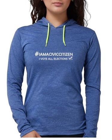 I Am A Civic Citizen Women's Hooded T-Shirt