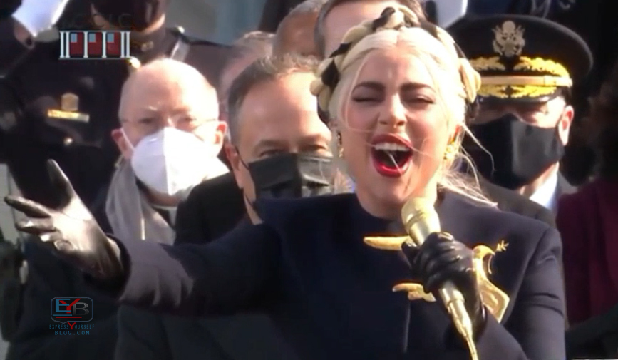 Lady Gaga Sings National Anthem